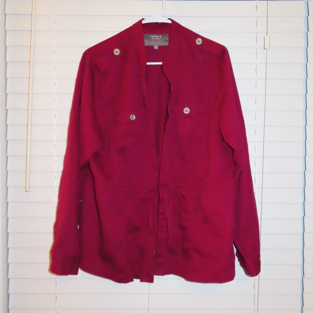 Plum Fall Jacket Torrid Plus Size 1X